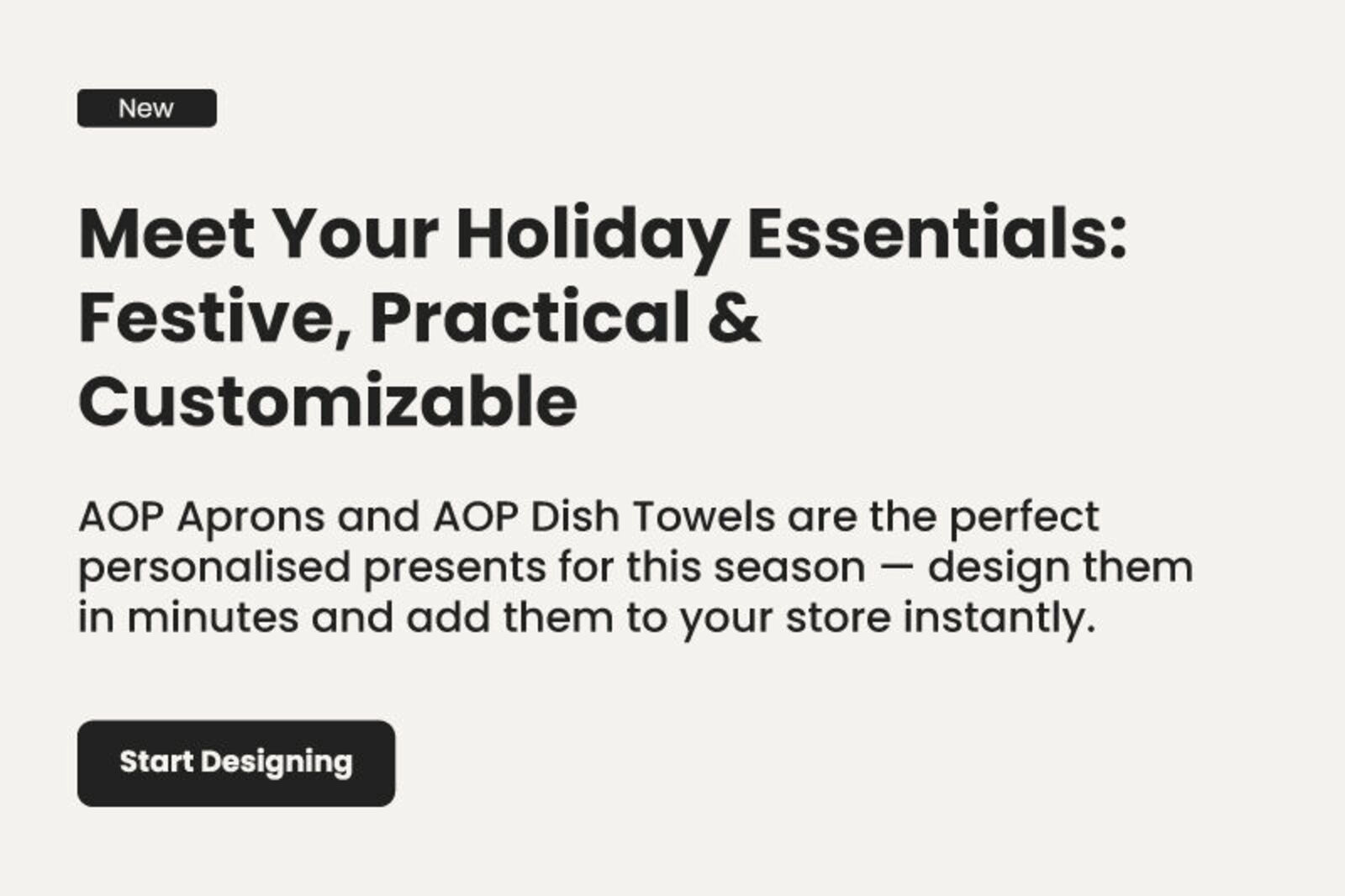 AOP Holiday Must Haves