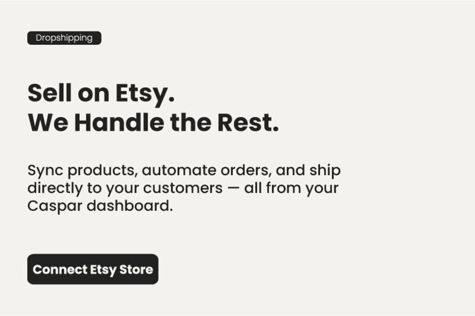 Etsy is Live