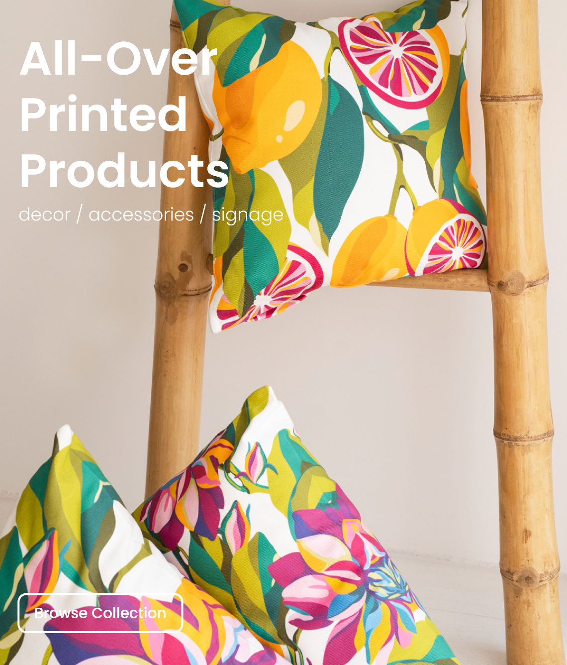 All-over printed products