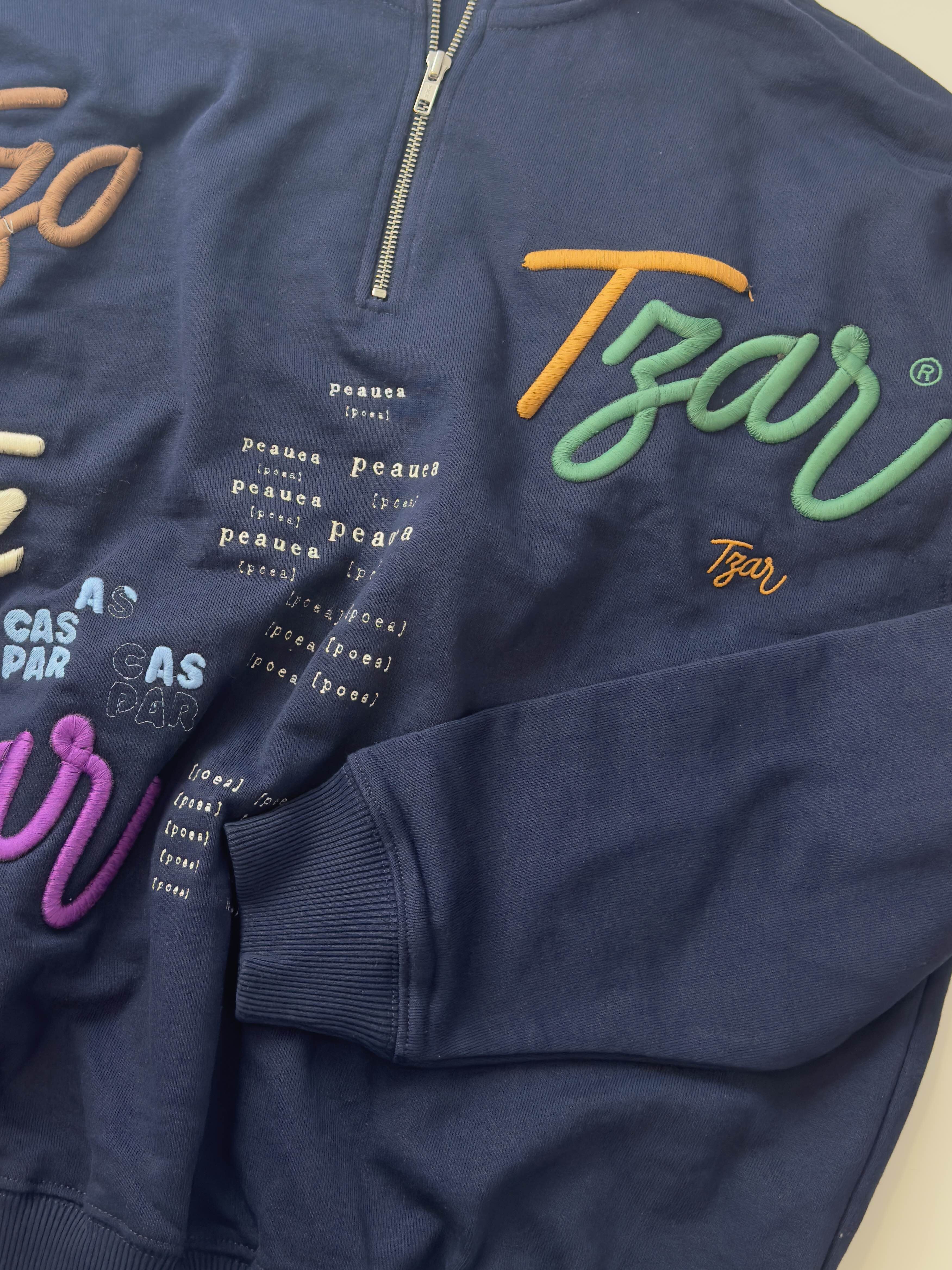 DTG printed sweatshirt with crisp, full-color detail