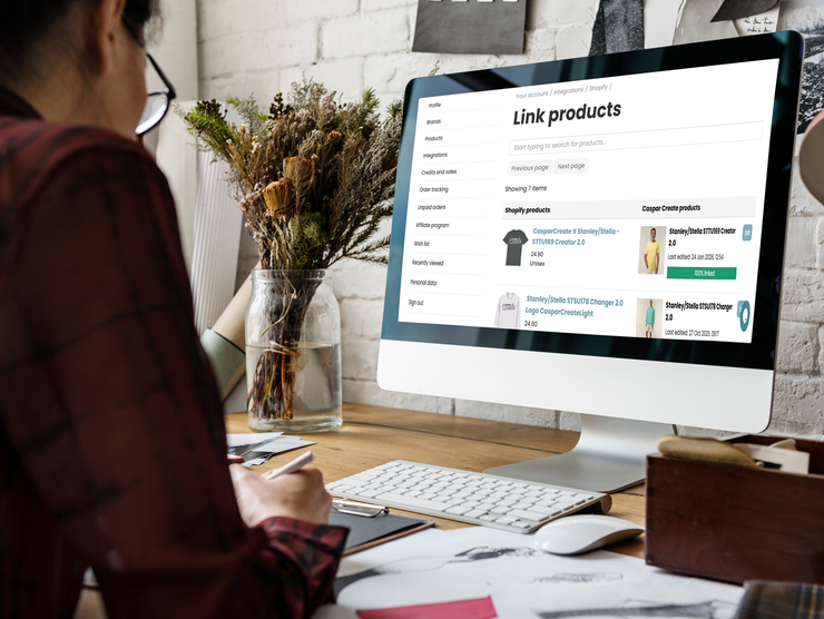 How to Link Existing Shopify Products to Caspar Create | Step-by-Step