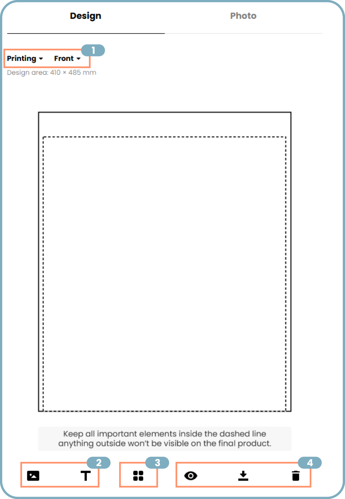 AOP product editor main toolbar overview