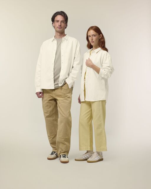 Stanley/Stella STWU975 Worker Shirt - Natural Raw